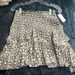 NWT Anthropologie asymmetrical smocked skirt